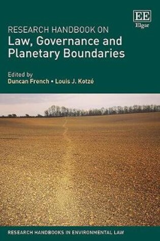 Cover of Research Handbook on Law, Governance and Planetary Boundaries