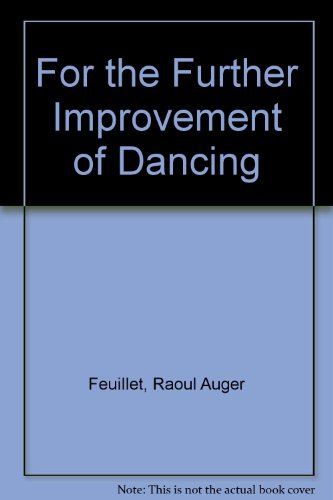 Book cover for For the Further Improvement of Dancing