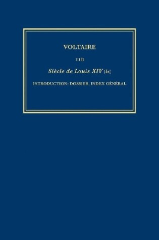 Cover of Complete Works of Voltaire 11B