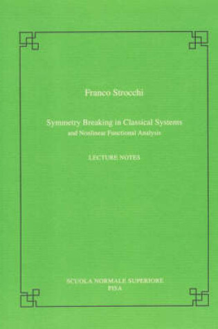 Cover of Symmetry breaking in classical systems