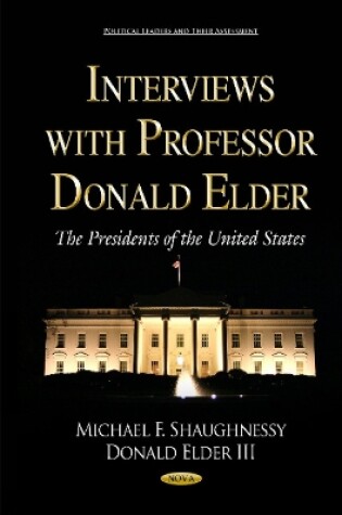 Cover of Interviews with Professor Donald Elder