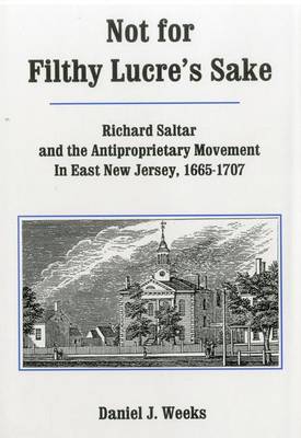 Book cover for Not For Filthy Lucre's Sake