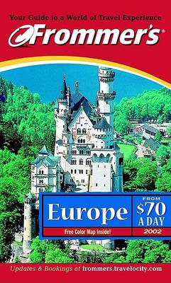 Cover of Frommer's Europe from 70 Dollars a Day
