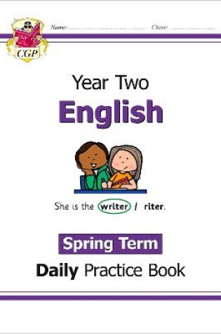 Cover of KS1 English Year 2 Daily Practice Book: Spring Term