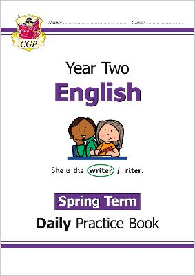 Book cover for KS1 English Year 2 Daily Practice Book: Spring Term