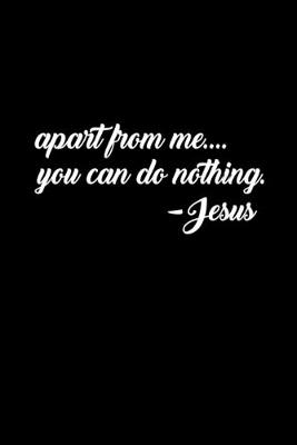 Book cover for Apart From Me You Can Do Nothing - Jesus