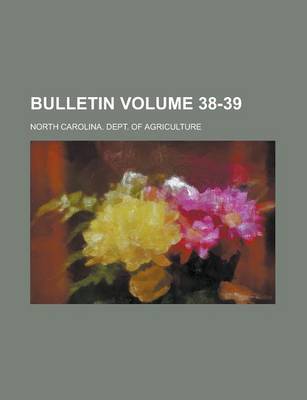 Book cover for Bulletin Volume 38-39