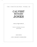 Book cover for The Photographic Work of Calvert Richard Jones