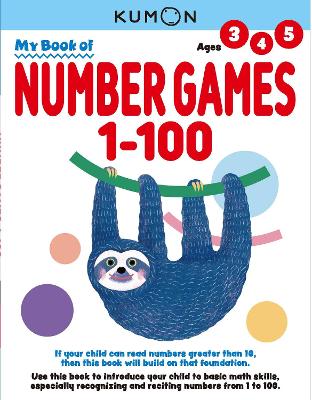 Book cover for Kumon My Book of Number Games 1-100