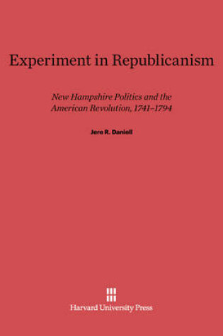 Cover of Experiment in Republicanism