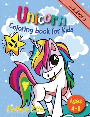 Book cover for Unicorn Coloring Book for Kids