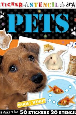 Cover of Sticker Stencil Draw Pets