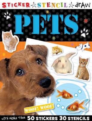 Book cover for Sticker Stencil Draw Pets