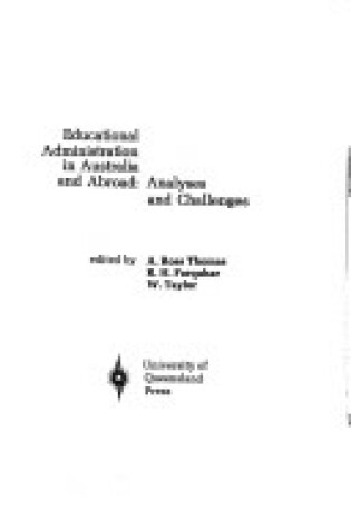 Cover of Educational Administration in Australia and Abroad