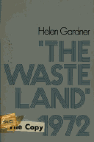 Cover of Waste Land, 1972