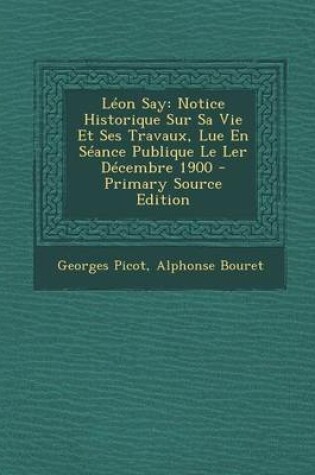 Cover of Leon Say