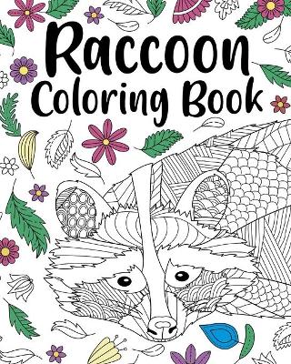 Book cover for Raccoon Coloring Book