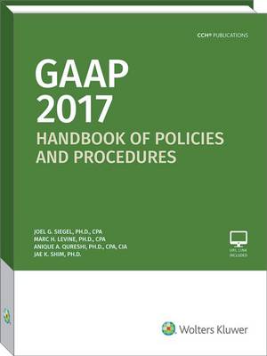 Cover of GAAP Handbook of Policies and Procedures