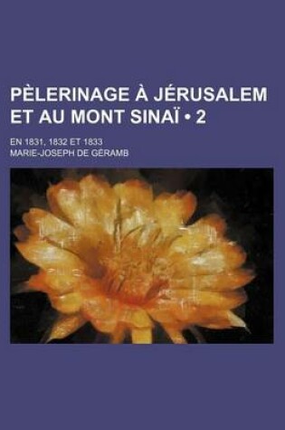 Cover of Pelerinage a Jerusalem Et Au Mont Sinai (2); En 1831, 1832 Et 1833