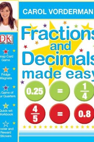 Cover of Carol Vorderman's Fractions and Decimals Made Easy