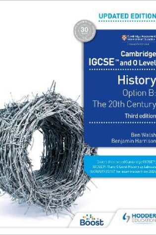 Cover of Cambridge IGCSE and O Level History 3rd Edition: Option B: The 20th century