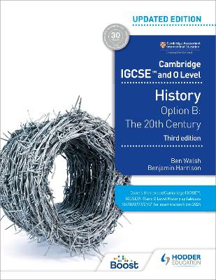 Book cover for Cambridge IGCSE and O Level History 3rd Edition: Option B: The 20th century