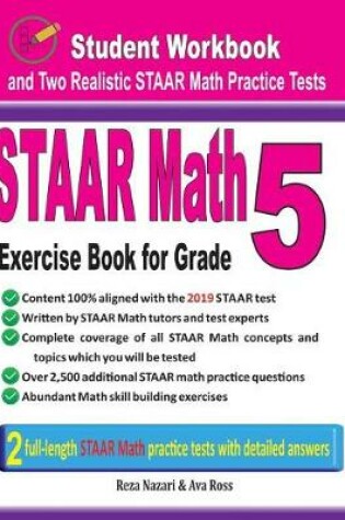 Cover of STAAR Math Exercise Book for Grade 5