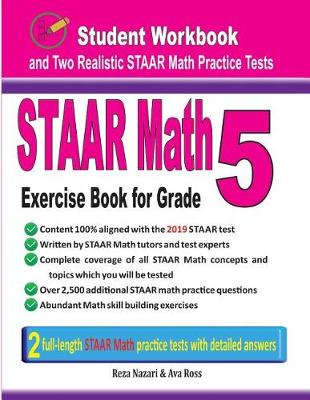 Book cover for STAAR Math Exercise Book for Grade 5