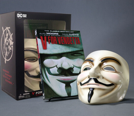 Book cover for V for Vendetta Book & Mask Set