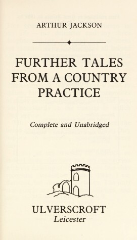 Book cover for Further Tales from a Country Practice