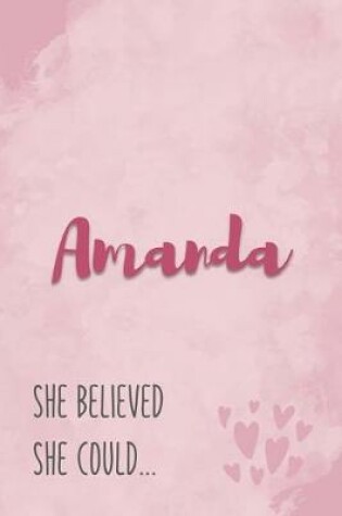 Cover of Amanda She Believe She Could