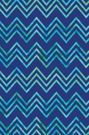 Cover of Bullet Journal Chevrons - Blue