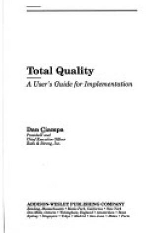 Cover of Total Quality