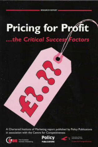 Cover of Pricing for Profit