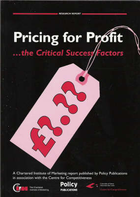 Book cover for Pricing for Profit