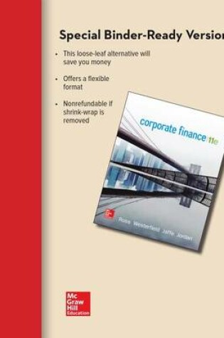 Cover of Loose Leaf for Corporate Finance