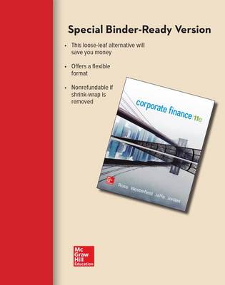 Book cover for Loose Leaf for Corporate Finance