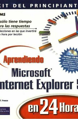 Cover of Aprendiendo Microsoft Internet Explorer 5 En 24 Horas