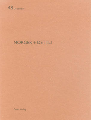 Book cover for Morger + Dettli