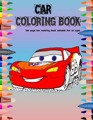 Book cover for Car Coloring Book