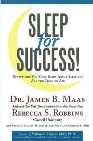 Cover of Sleep for Success