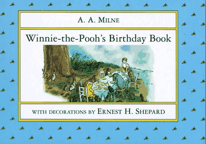 Book cover for Winnie-the-Pooh's Birthday Book