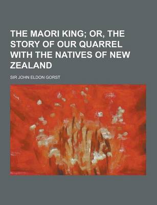 Book cover for The Maori King