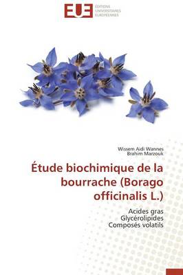 Cover of tude Biochimique de la Bourrache (Borago Officinalis L.)