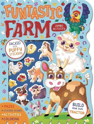 Book cover for Funtastic Farm Jumbo Activity Book