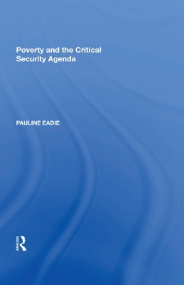 Cover of Poverty and the Critical Security Agenda