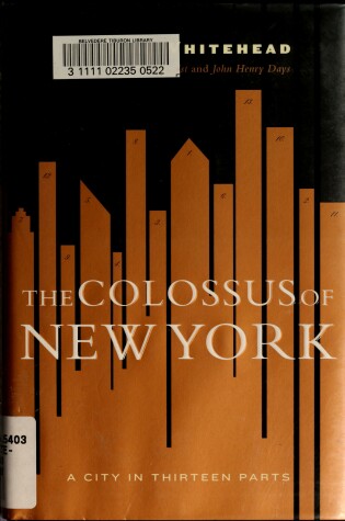 Cover of The Colossus of New York