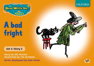 Book cover for Read Write Inc. Phonics: Orange Set 4 Storybooks: A Bad Fright