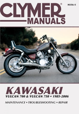 Book cover for Kawasaki Vulcan 700 & Vulcan 750 Motorcycle (1985-2006) Service Repair Manual