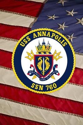 Book cover for US Navy USS Annapolis (SSN 760) Crest Badge Journal